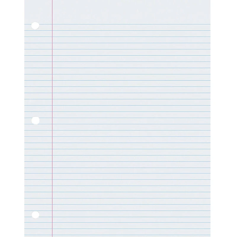 Pacon® White 3-Hole Punched Composition Paper, 2 Packs of 500