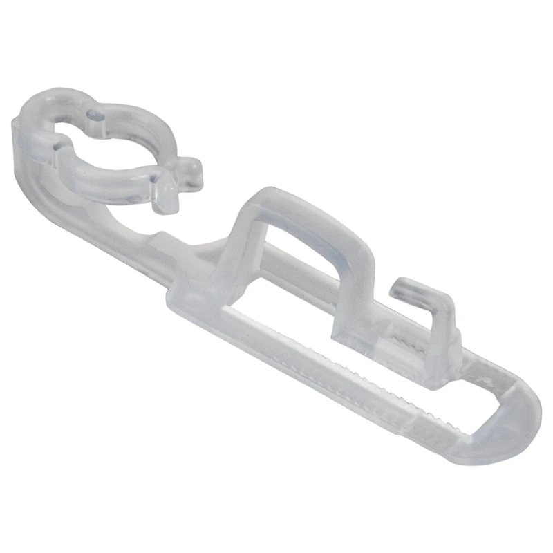 26ct. Clear Omni Universal Gutter & Shingle Christmas Light Clips