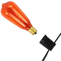 10ct. Purple & Orange Edison E17 Halloween Light Set