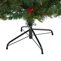 6ft. Pre-Lit Mixed Pine Artificial Christmas Tree, Clear LED Lights