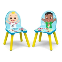 Delta Children CoComelon Kids Table & 2 Chairs Set with Storage