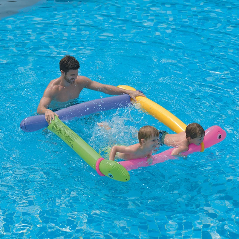 Dinosaur Twisty Tube Inflatable Swimming Pool Noodle, 5.25ft