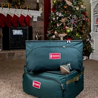 TreeKeeper Christmas Ornament Storage Box with Adjustable Dividers