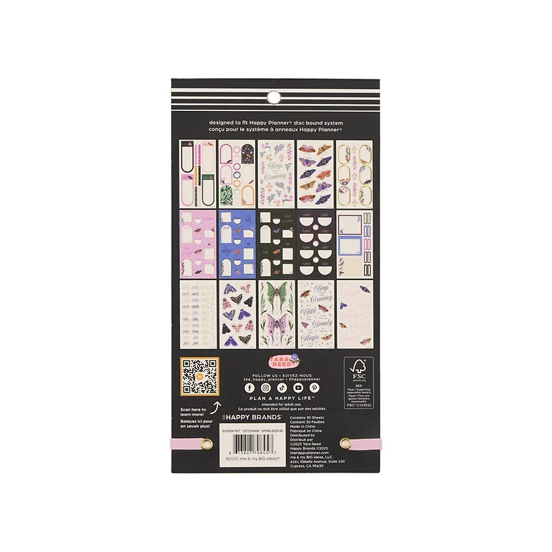 The Classic Happy Planner® Butterfly Botanics Sticker Book