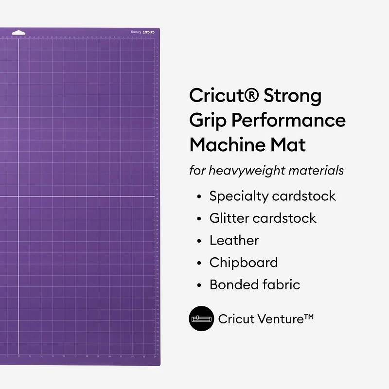 Cricut® 2-Pack Strong Grip Performance Machine Mats, 24" x 12"