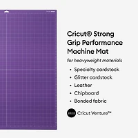 Cricut® 2-Pack Strong Grip Performance Machine Mats, 24" x 12"
