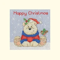 Bothy Threads Polar Pals Counted Cross Stitch Christmas Card Kit