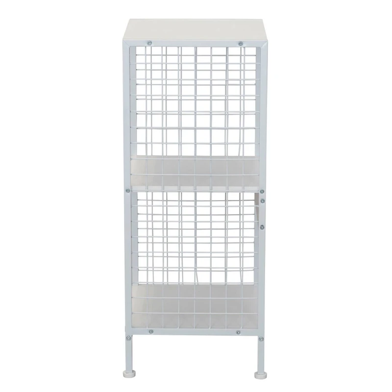 Household Essentials 28" Trellis 2 Compartment Storage Bookshelf