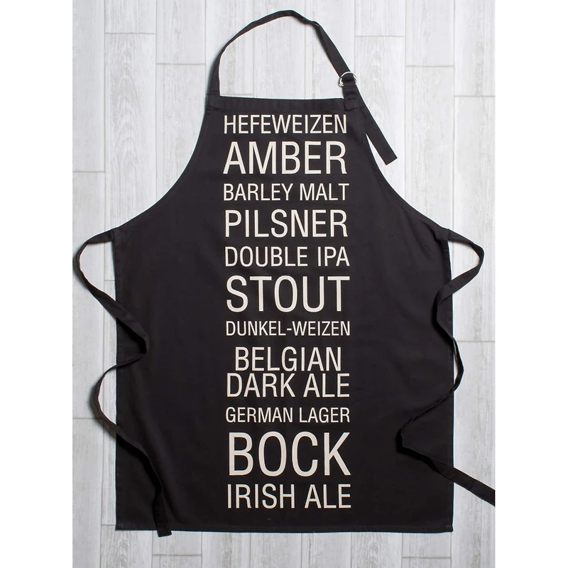 Beer Print Chef Apron