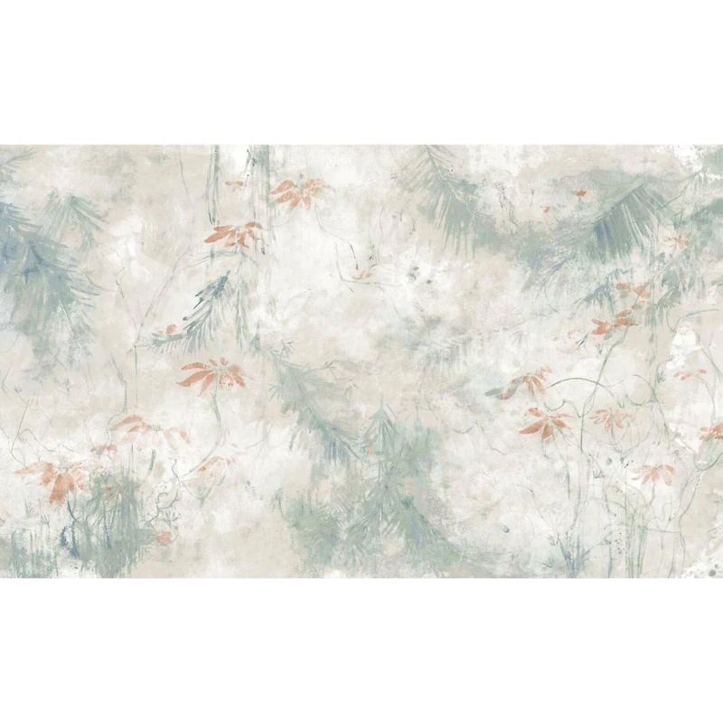 RoomMates Jungle Lily Mural Peel & Stick Wallpaper