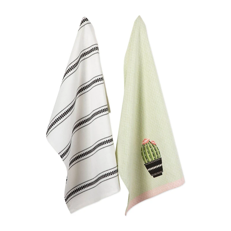 DII® Cactus Embellished Dishtowel Set