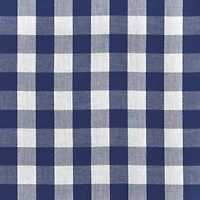 1" Navy Blue Gingham
