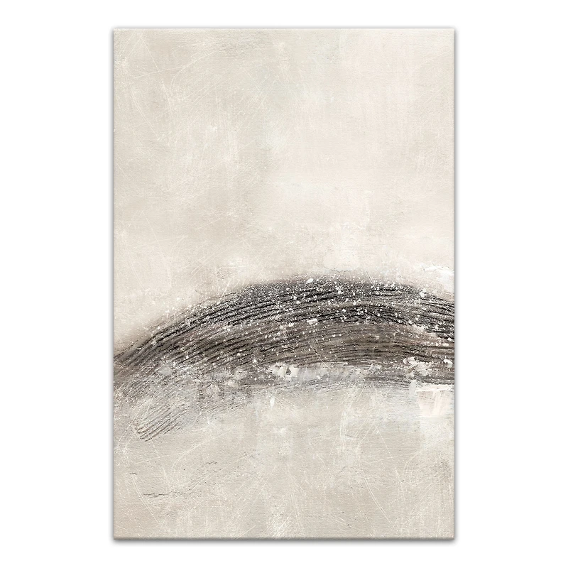 Shimmer Gray Abstract II 20" x 30" Canvas Wall Art