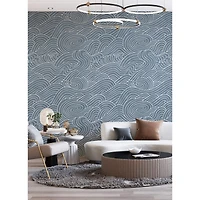 Katie Hunt Ocean Blue Waves Wall Mural