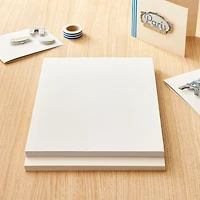 18 Packs: 100 ct. (1,800 total) Signature™ Shimmer Silver & Champagne 8.5" x 11" Cardstock Paper by Recollections®