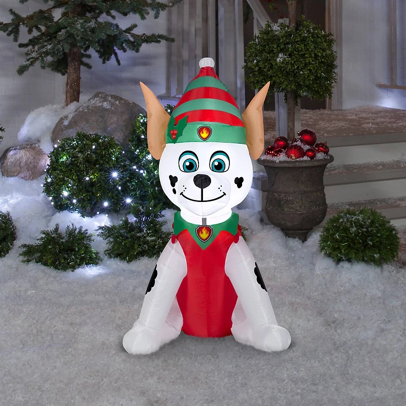 3.5ft. Inflatable Elf Paw Patrol Marshall Dalmatian