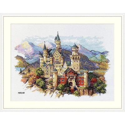 Merejka Neuschwanstein Castle Counted Cross Stitch Kit