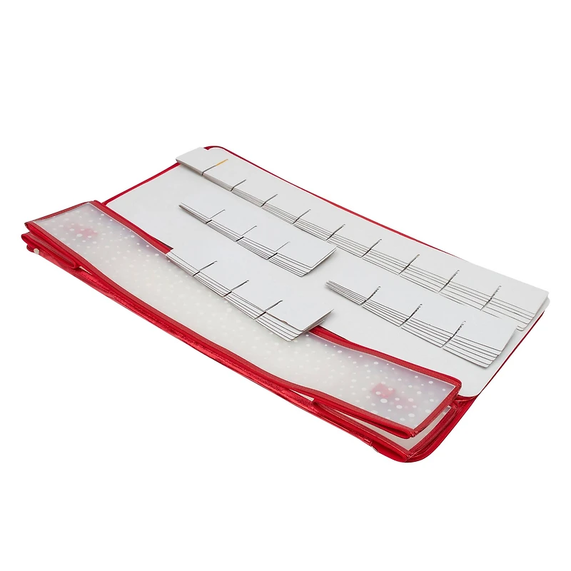 Simplify Red Ornament Storage Organizer