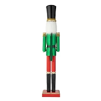 Glitzhome® 54" Wooden Christmas Glitter Soldier Nutcracker