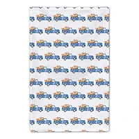 Blue Thanksgiving Truck Tea Towel Set