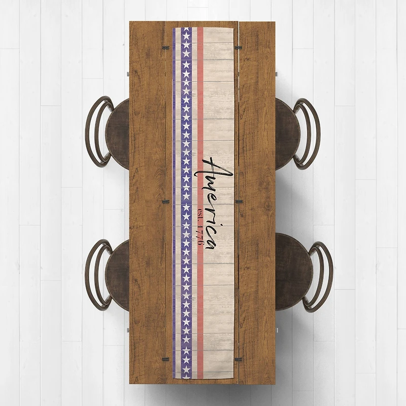 Established 1776 Poly Twill Table Runner