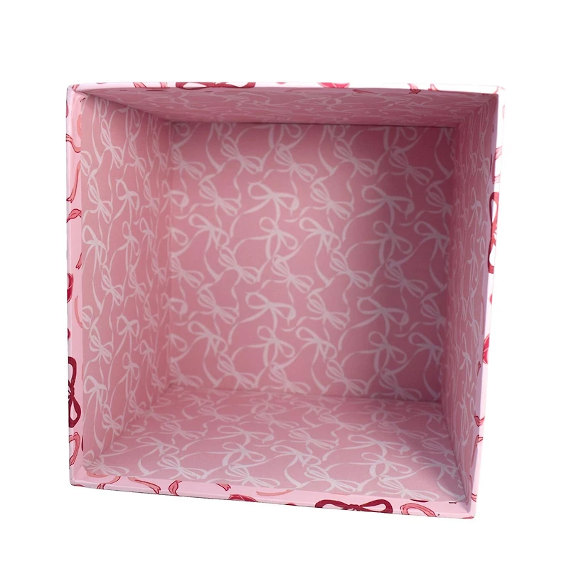 Large Holly Jolly Velvet Lid Gift Box by Ashland®