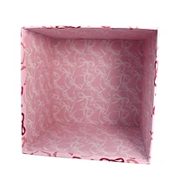 Large Holly Jolly Velvet Lid Gift Box by Ashland®