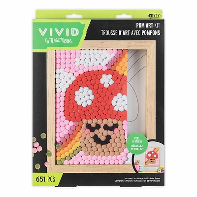 VIVID by Brea Reese® Mushroom Pom Art Kit
