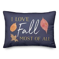 I Love Fall Pillow