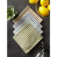 DII® Lakehouse Check Heavyweight Dishcloths, 4ct.