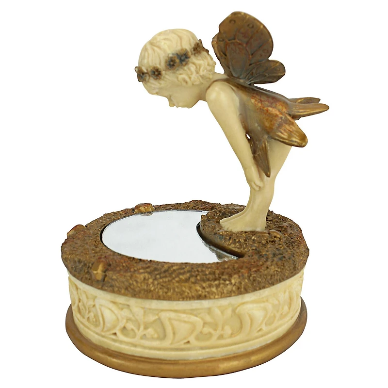 Design Toscano 6" A Pondering Fairy Collectible Box
