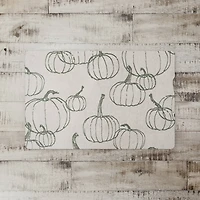 Gray Multi Pumpkin Pattern Floor Mat
