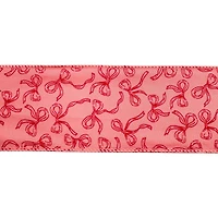 2.5" x 20ft. Holly Jolly Bows Wired Ribbon by Celebrate It®