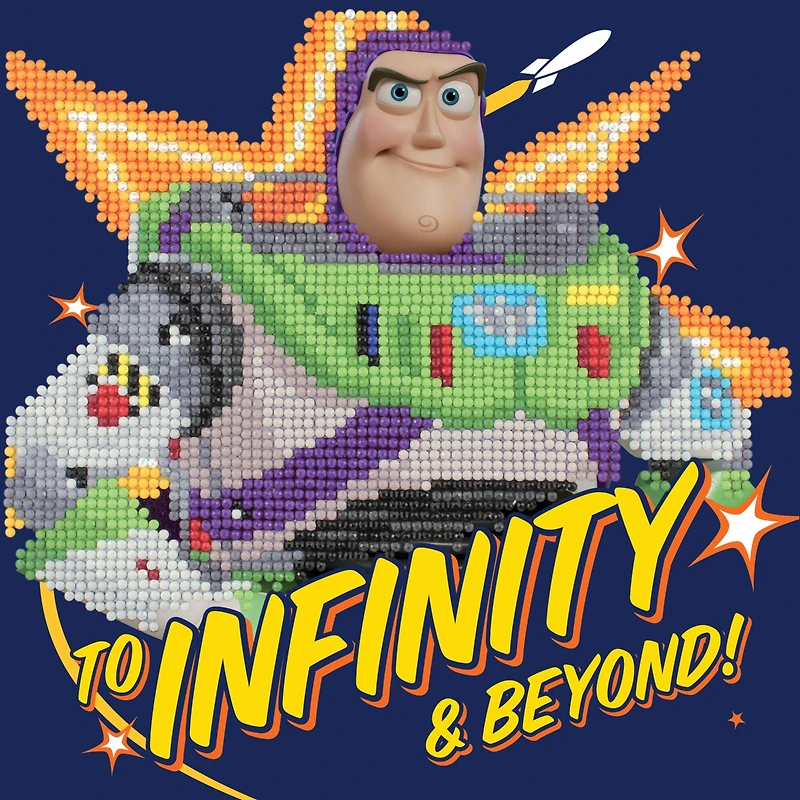 Camelot® Dots Toy Story Buzz To Infinity & Beyond Diamond Painting Kit