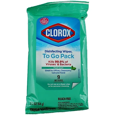 Clorox® Fresh Scent Disinfecting Wipes To Go Pack