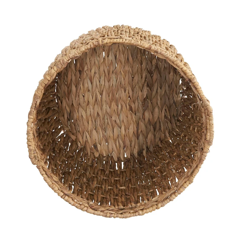 Household Essentials Tall Hyacinth Wicker Floor Basket