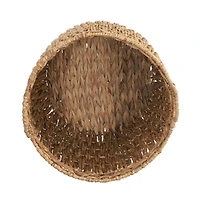 Household Essentials Tall Hyacinth Wicker Floor Basket