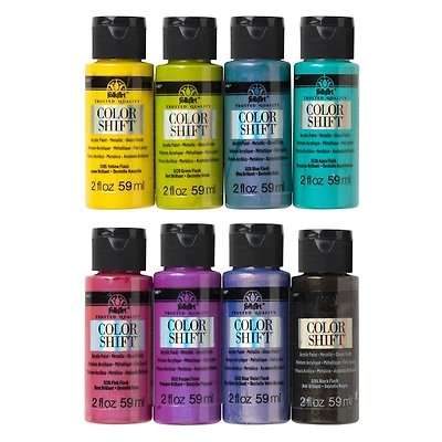 FolkArt® Color Shift Gloss Acrylic Craft Paint 8 Color Set
