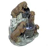 Design Toscano Puppy Pail Pour Garden Fountain