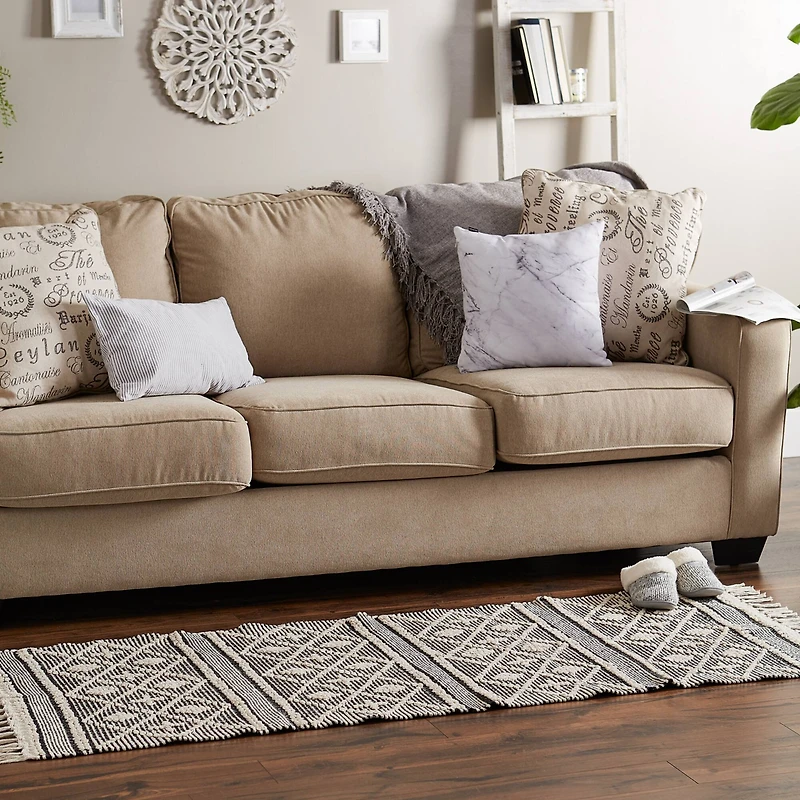 DII® Diamond Textured Hand-Loomed Runner