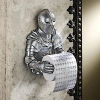 13" A Knight to Remember Gothic Bath Tissue Holder