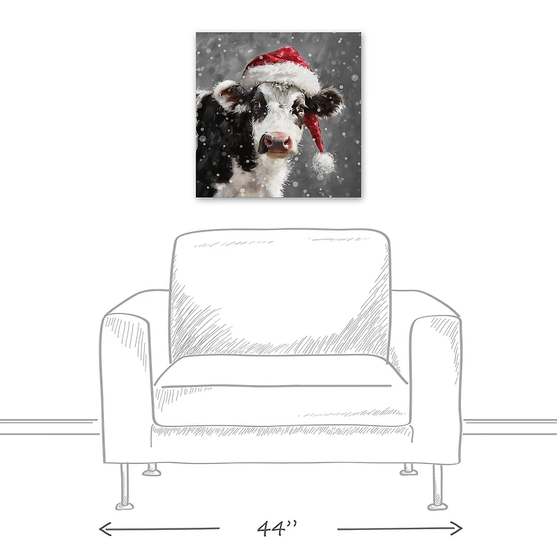 Christmas Town Square 24" x 24" Canvas Wall Art