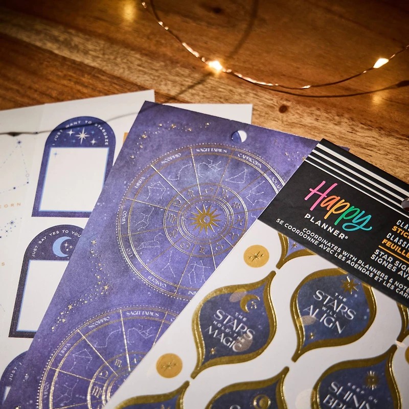 The Classic Happy Planner® Star Signs Sticker Book