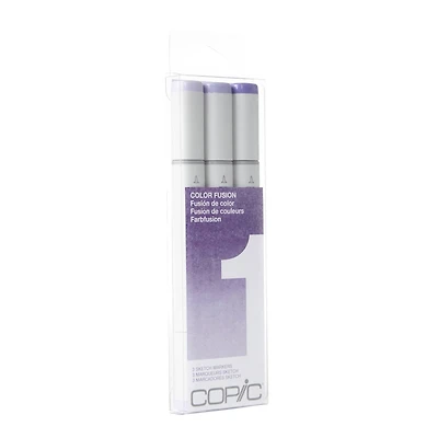 Copic® Sketch Marker Color Fusion Set 1, 3 Color Violet