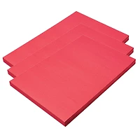 SunWorks® 12" x 18" Holiday Red Construction Paper, 3 Packs of 100 Sheets