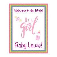 Royal Brites® 22" x 28" Glitter Rainbow Border Poster Board