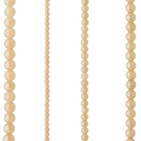 Champagne Silverite Round Glass Beads by Bead Landing™