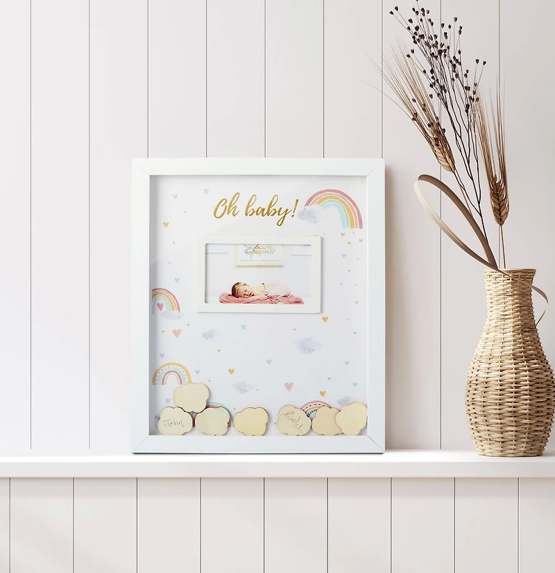 Kate Aspen Boho Rainbow Baby Shower Guest Book Alternative