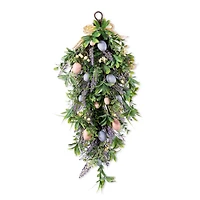 Glitzhome® 28" Easter Egg & Lavender Teardrop