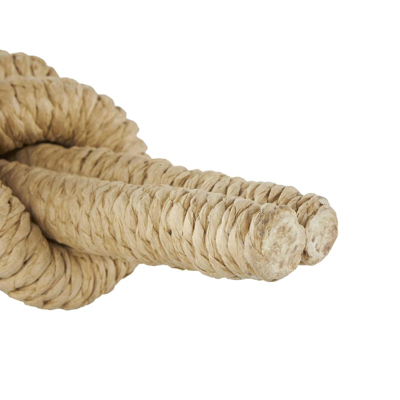 8" Brown Rope Knot Decorative Sculpture Set